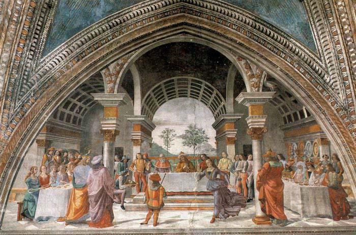 Herod-s Banquet, GHIRLANDAIO, Domenico